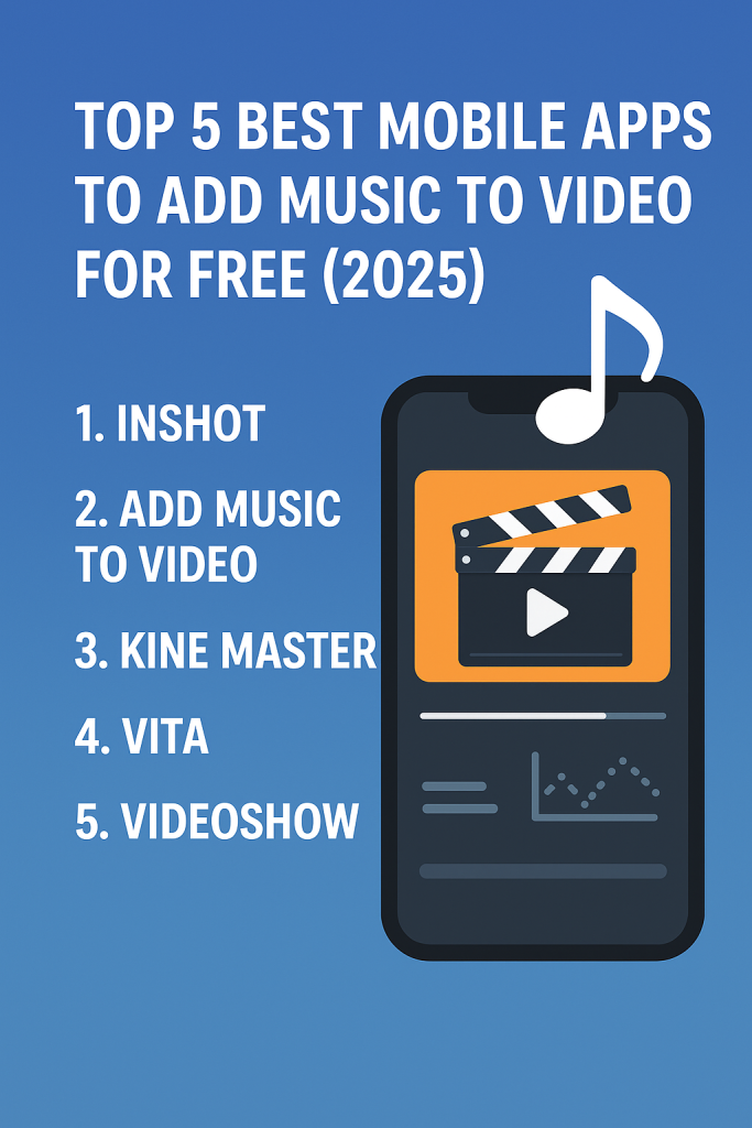 Top 5 Best Mobile Apps to Add Music to Video for Free (2025) 1 Best Mobile Apps to Add Music to Video